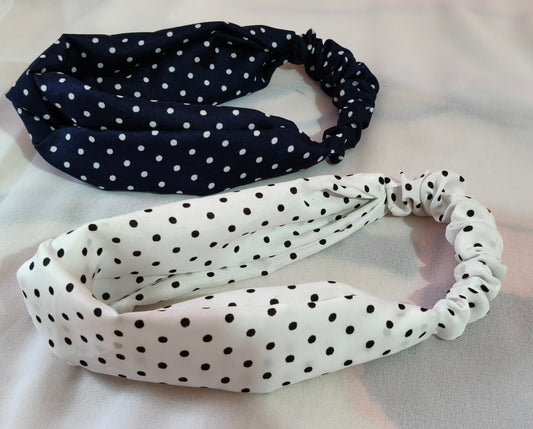 poly crepe hair band set of 2