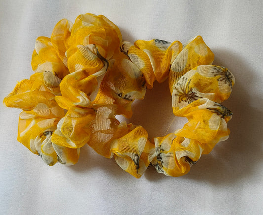Organza flower scrunchies siz.S