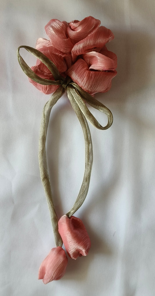 Organza silky fluffy scrunchies m siz