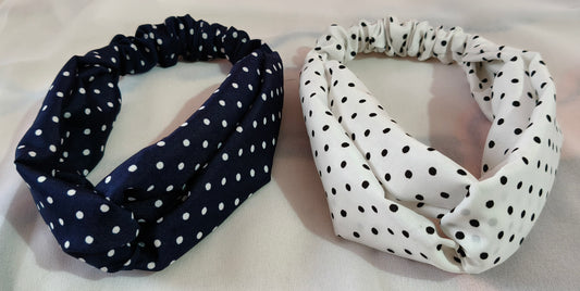 poly crepe hair band set of 2