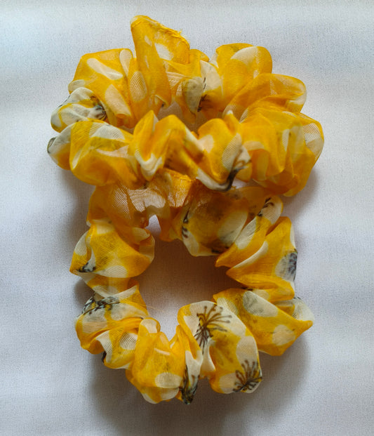 Organza flower scrunchies siz.S